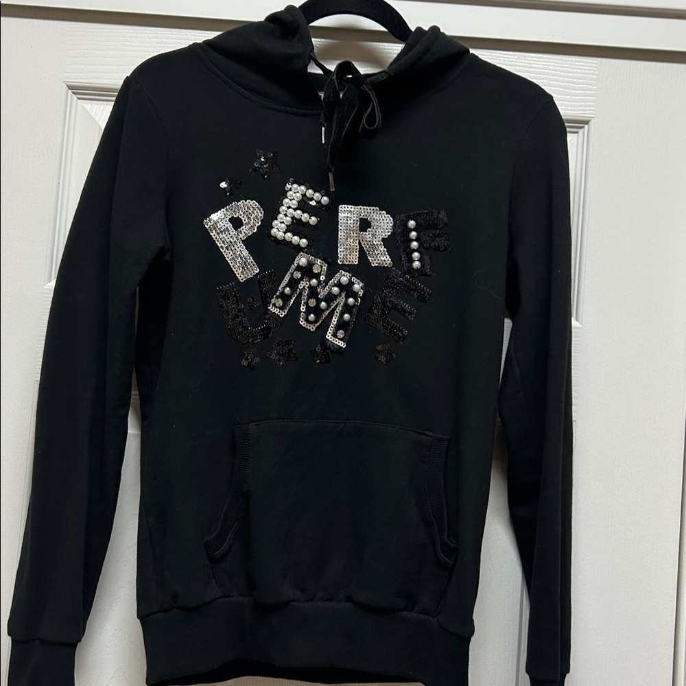 Black Perfume Hoodie for Women